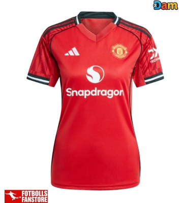Manchester United Hemmatröja Dam 2025-26 Kortärmad